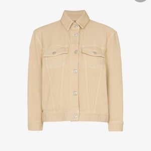 JEANERICA Classic Denim Jacket - Beige